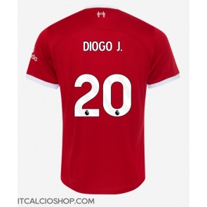 Liverpool Diogo Jota #20 Prima Maglia 2023-24 Manica Corta